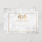 DETAILS-KARTEN/MÄRBEL+IMITATE-GOLD BEGLEITKARTE (Vorne/Hinten)