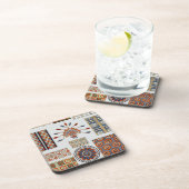 Details Of Decoration Ancient Assyrian Costume  Getränkeuntersetzer (Rechte Seite)