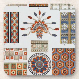 Details Of Decoration Ancient Assyrian Costume  Getränkeuntersetzer