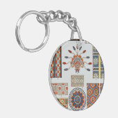 Details Of Decoration Ancient Assyrian Costume  Schlüsselanhänger (Vorderseite links)