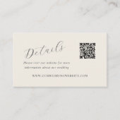 Details QR Code Softcottages Frühjahrswebsite Visitenkarte (Vorderseite)