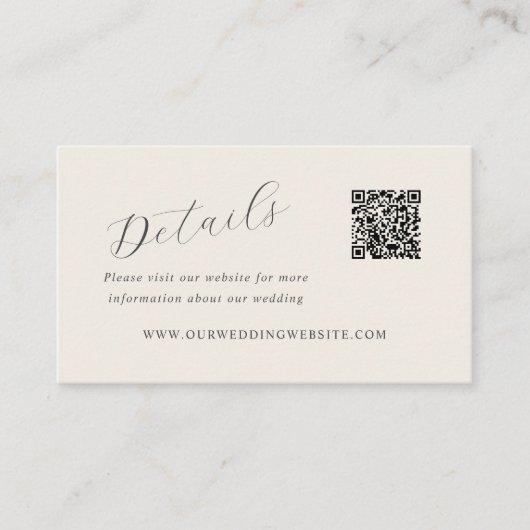 Details QR Code Softcottages Frühjahrswebsite Visitenkarte (Vorderseite)