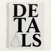 "DETAILS" Typography | Modern & Confident Wedding Planer (Vorderseite)