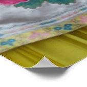 Details und Muster einiger Kleider Poster (Ecke)