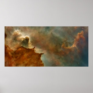 Details von Carina Nebula - Große Wolken Poster
