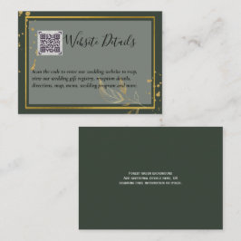 DETAILS-Website zum Hochzeitstichtag QR CODE UAWG  Begleitkarte