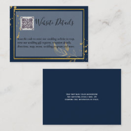 DETAILS-Website zum Hochzeitstichtag QR CODE UAWG  Begleitkarte