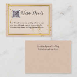 DETAILS-Website zum Hochzeitstichtag QR CODE UAWG  Begleitkarte