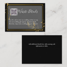 DETAILS-Website zum Hochzeitstichtag QR CODE UAWG  Begleitkarte