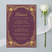 Details Weinfarbe Imitate Goldmedaille Hochzeit