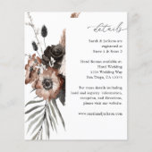Details zu Black & Natural Floral Boho (Vorderseite)