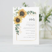 Details zu Blumenzetteln Begleitkarte (Stehend Vorderseite)