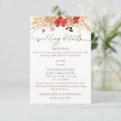 Details zu Boho Floral Wedding | UAWG | | QR-Code Begleitkarte (Stehend Vorderseite)