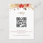 Details zu Boho Floral Wedding | UAWG | | QR-Code Begleitkarte (Rückseite)