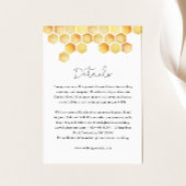 Details zu CALLA Honey Bee Begleitkarte