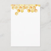 Details zu CALLA Honey Bee Begleitkarte (Rückseite)