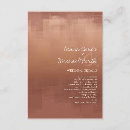 Details zu den Aquarellfarben-Reflektionen Clay-ID Begleitkarte (Vorderseite)