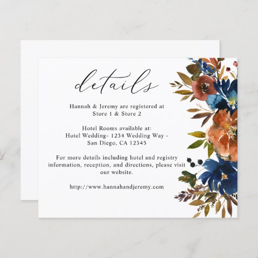 Details zu den Haushalts-Marine, Orange & Brown Fa (Vorne/Hinten)