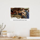 Details zu den historischen Szenen von Giovanni Ti Poster (Küche)