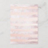 Details zu den Hochzeiten in Rosa Begleitkarte (Rückseite)