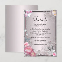 Details zu den Hochzeiten in Rosa Blüten und Schme