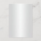 Details zu den Hochzeiten in weißer Blüte Begleitkarte (Rückseite)