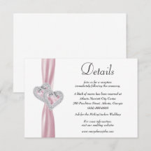 Details zu den Hochzeiten von Diamond Hearts Rosa 