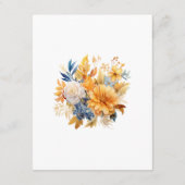 Details zu den Hochzeitsgästen der Sundial Floral Begleitkarte (Rückseite)