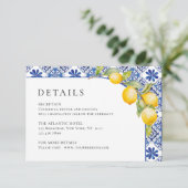 Details zu den Hochzeitsszenierungen im Mittelmeer Begleitkarte (Stehend Vorderseite)