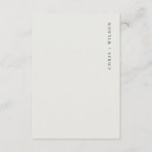 Details zu den minimalen farbenfrohen Rainbow-Hoch Begleitkarte (Rückseite)