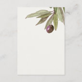 DETAILS ZU DEN RUSTIKOLIVENWASSERFARBEN BEGLEITKARTE (Rückseite)