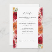 Details zu den Sommerfarben Begleitkarte (Vorne/Hinten)