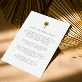 Details zu den tropischen Palmen Einladung