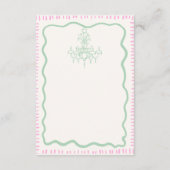 Details zu Flüchtigen Hochzeiten mit weißer Hand Begleitkarte (Rückseite)