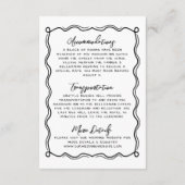 Details zu handgezogenen Doodle-Flügeldrachen Begleitkarte (Rückseite)