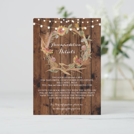 Details zu Herbstaufenthaltskarten Begleitkarte (Stehend Vorderseite)