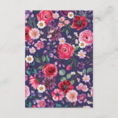 Details zu Hochzeiten in Rot-Flora Begleitkarte (Rückseite)