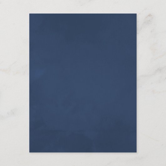 Details zu Hochzeitsgästen in Navy und Blush Begleitkarte (Rückseite)