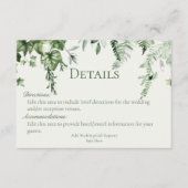 Details zu Ivy & Sage Hochzeiten Begleitkarte (Vorderseite)