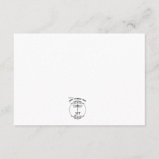 Details zu Ivy & Sage Hochzeiten Begleitkarte (Rückseite)