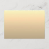 Details zu klassischen Goldhochzeiten Begleitkarte (Rückseite)