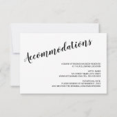 Details zu modernen Skripthochzeiten Einladung (Rückseite)