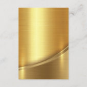 Details zu Premium Black Wedding Events Begleitkarte (Rückseite)