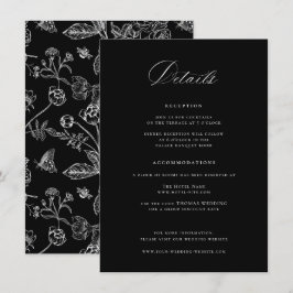 Details zu Regency Black Wedding Begleitkarte