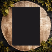 Details zu rustikalen Glamping Camping Forest Begleitkarte