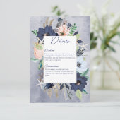 Details zu rustikalen Hochzeiten am Strand Begleitkarte (Stehend Vorderseite)