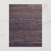 Details zu rustikalen Silver- und Lila Blumenhochz Begleitkarte (Rückseite)