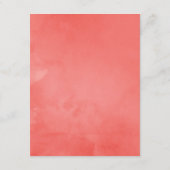 Details zu türkisfarbenen und tropischen Hochzeits Begleitkarte (Rückseite)