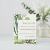 DETAILS ZU WASSERFÄLLEN VON DESERT CACTI FOLIAGE BEGLEITKARTE (Stehend Vorderseite)