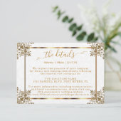 Details zum 50. Goldenen Jubiläum Begleitkarte (Stehend Vorderseite)